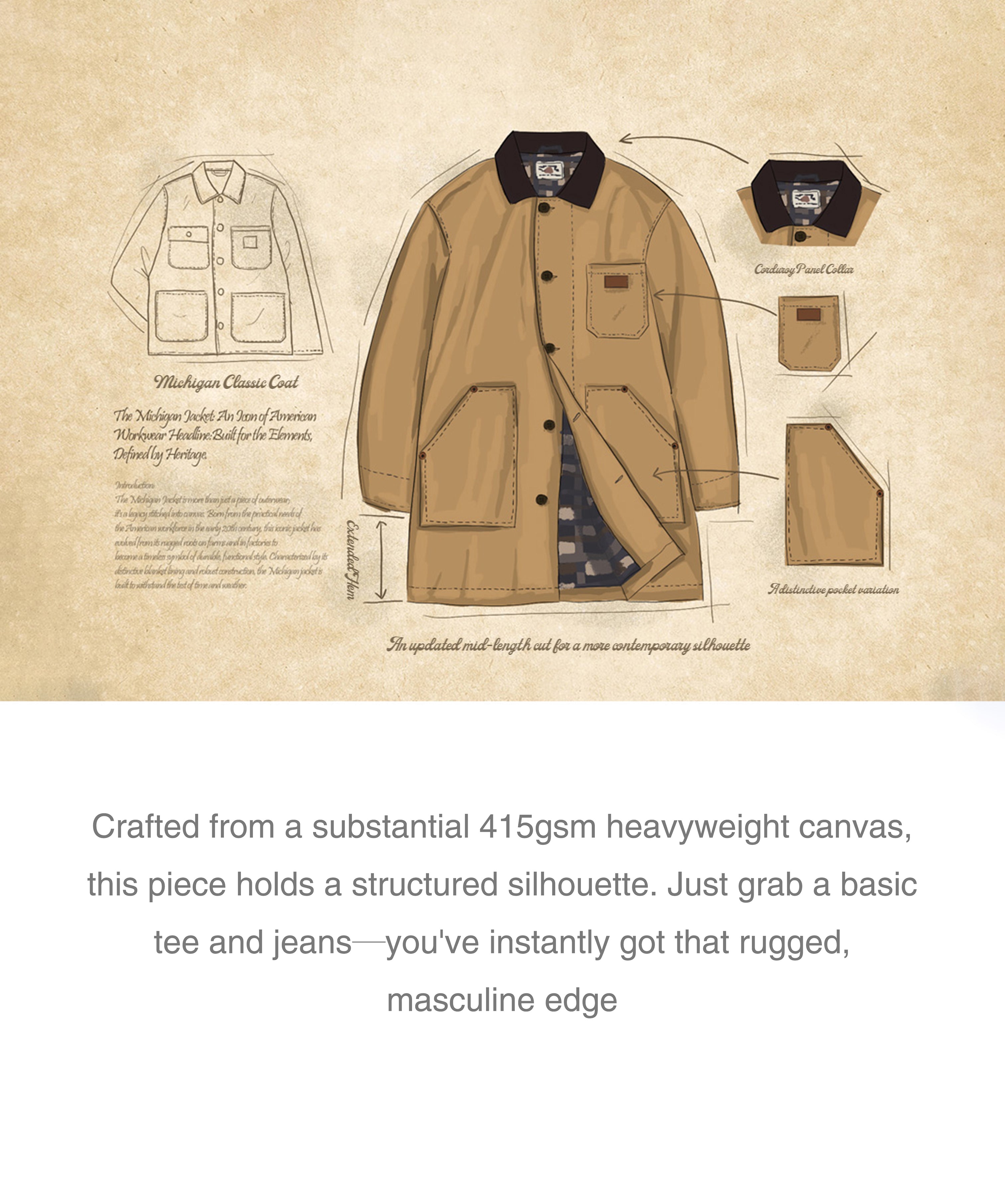 Michigan Long Coat