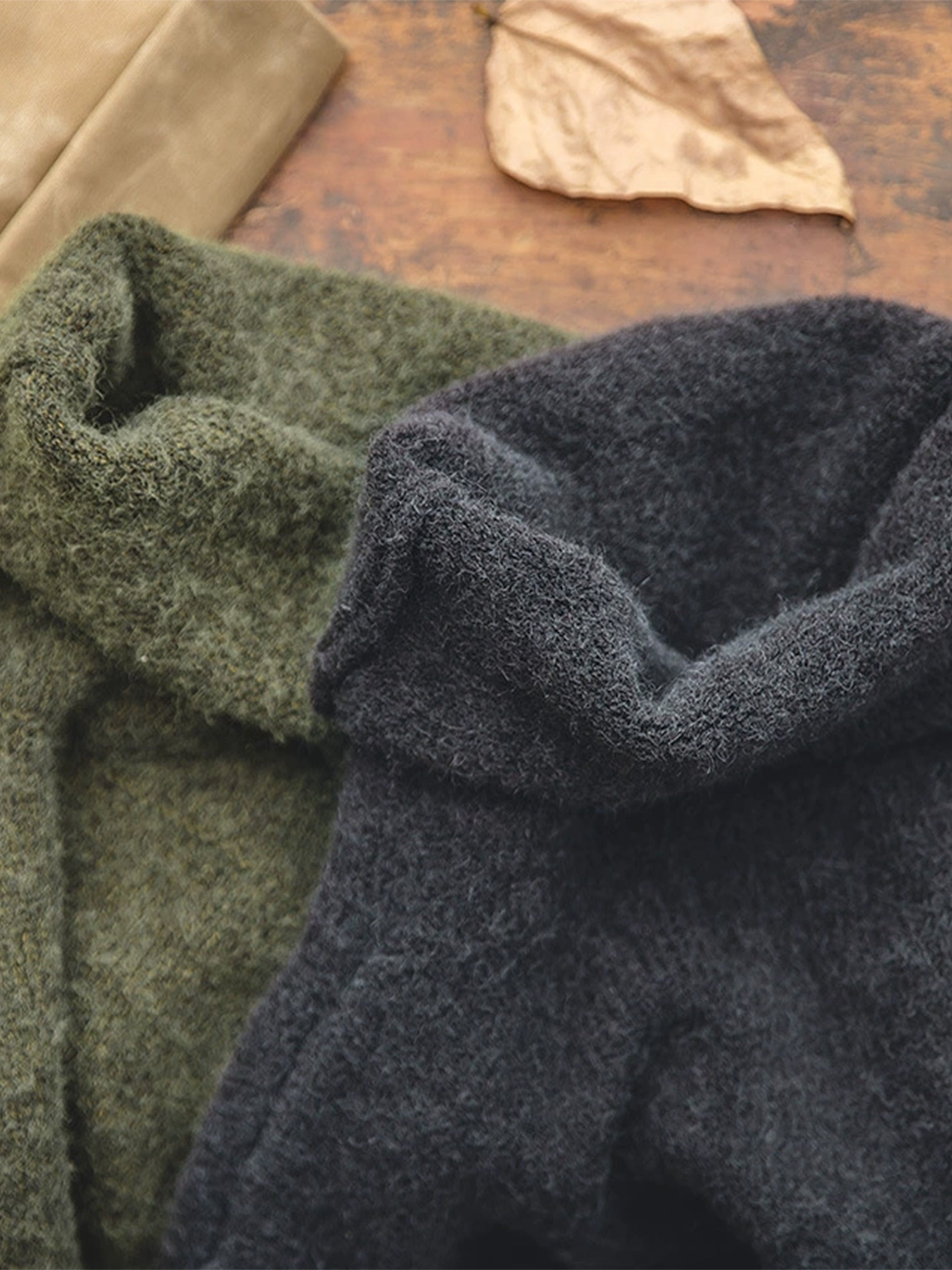 Coarse-Knitted Turtleneck