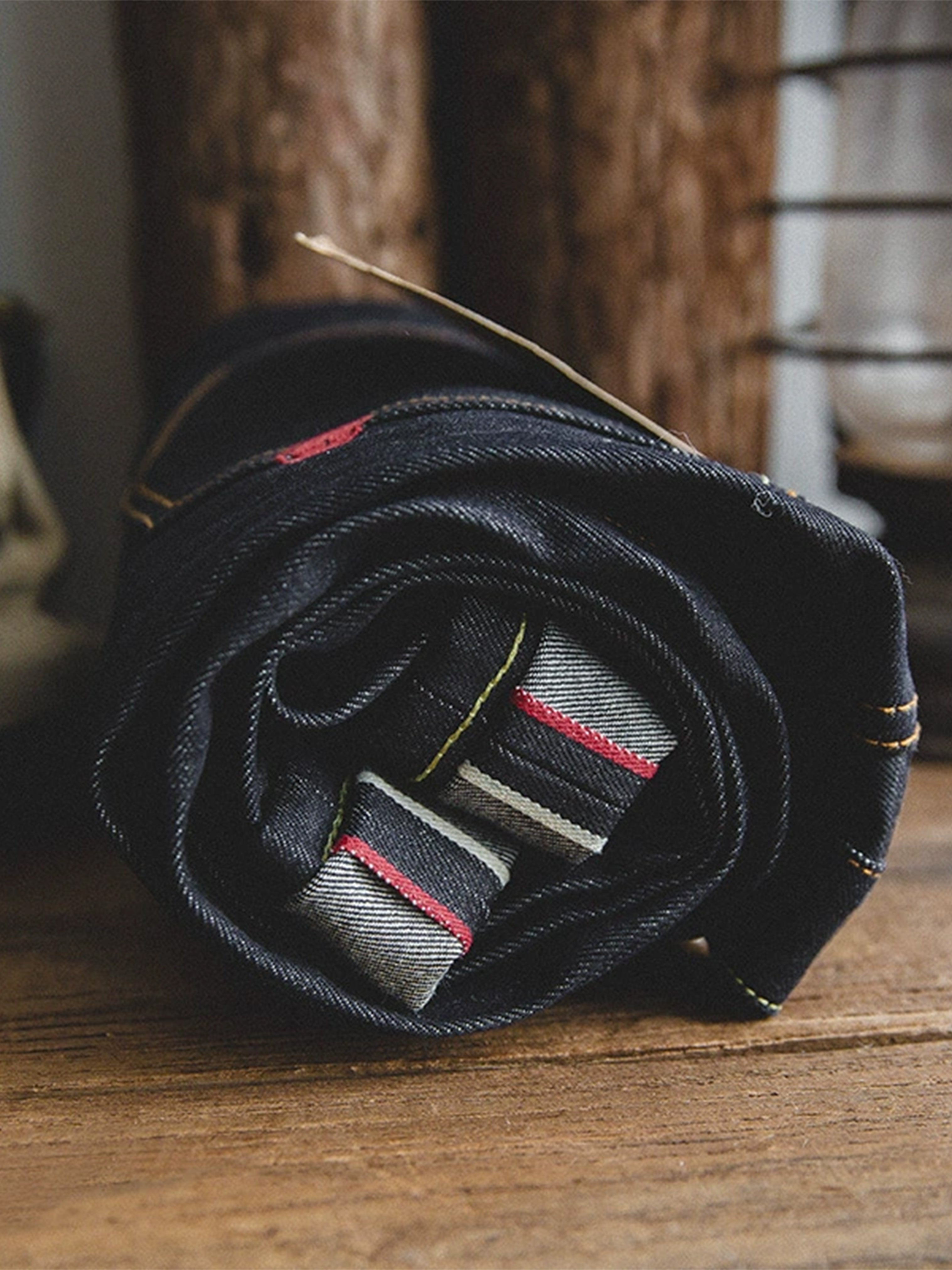 Straight Leg Selvedge Jeans