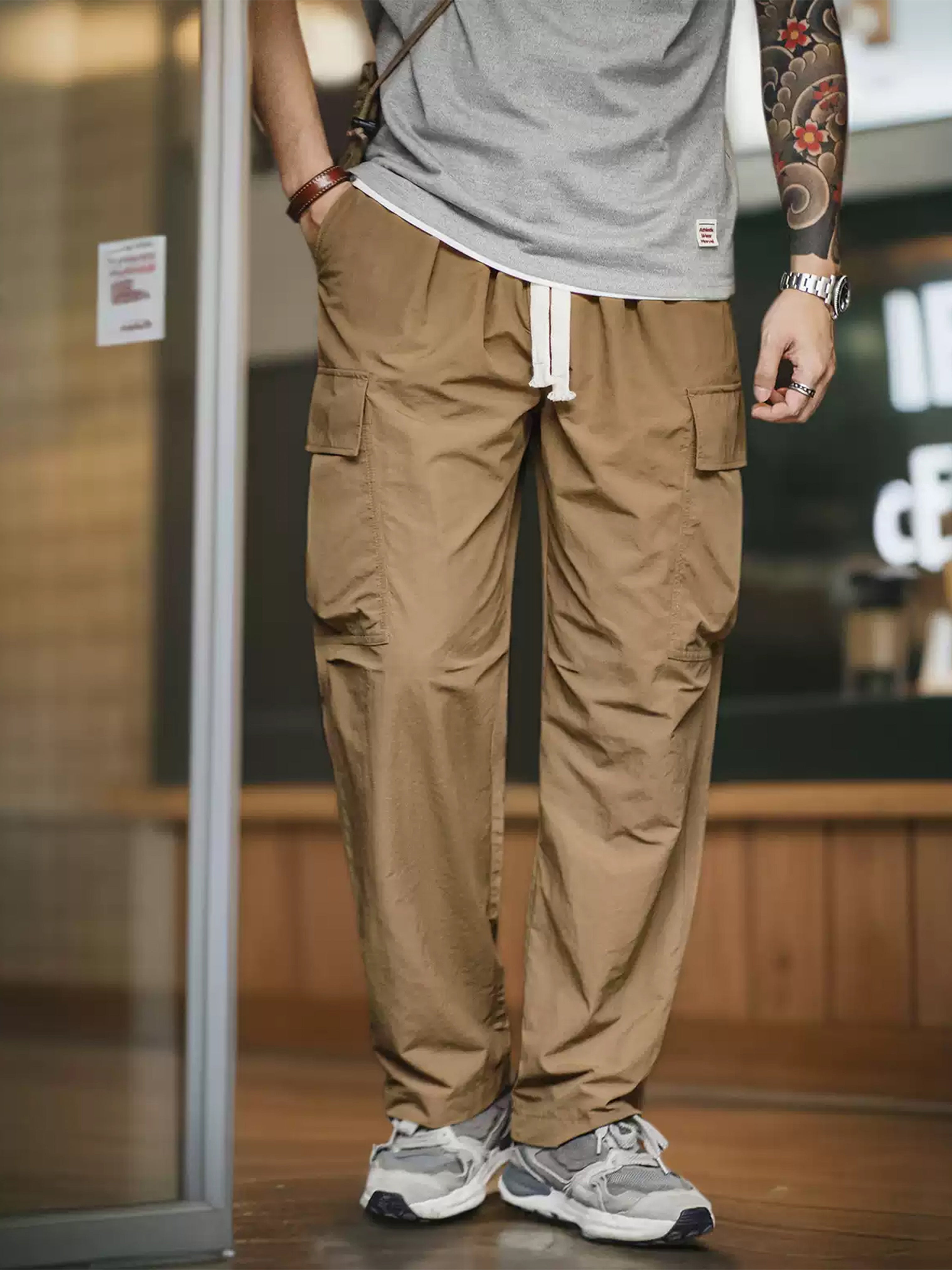 Straight Cargo Pants