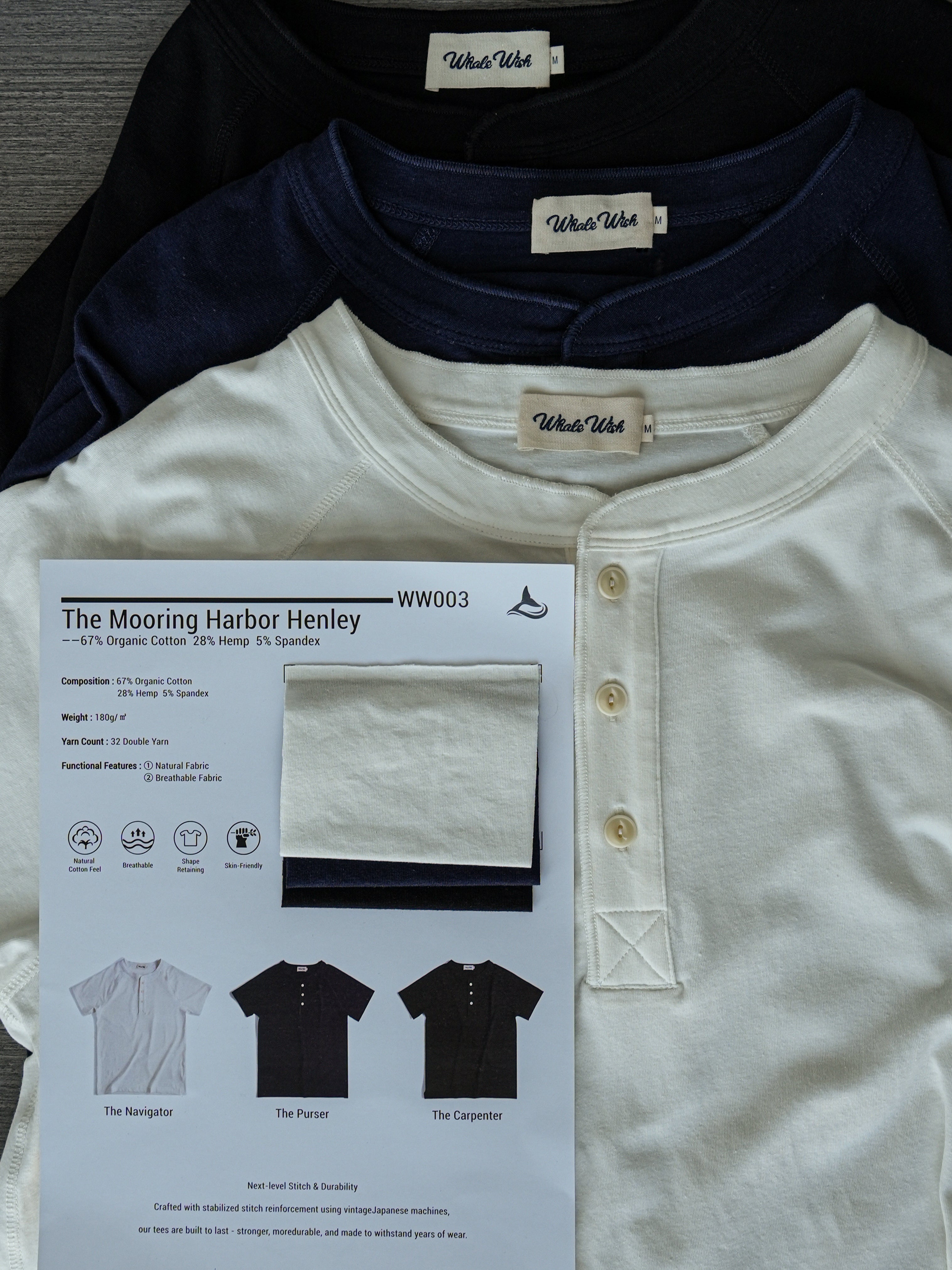 Stoffmuster für T-Shirts aus Bio-Baumwolle (kostenloser Versand)